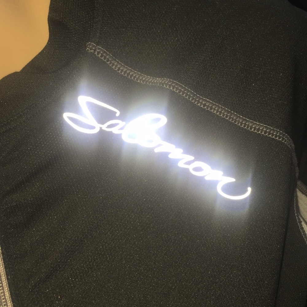 Salomon EUC short sleeve top w/zip front